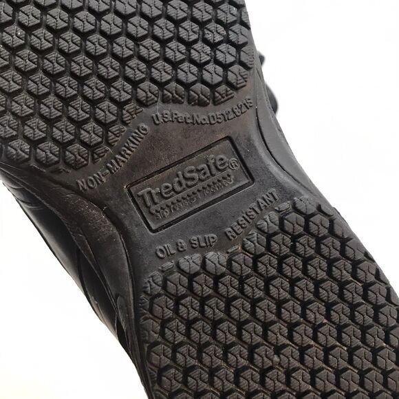 TredSafe Bailey Slip Resistant Shoes Women's 8.5W Black Lace Up Work Sneakers - Picture 10 of 11